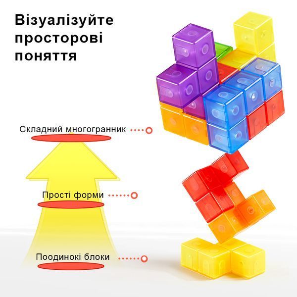 Магнитный конструктор &laquo;Куб&raquo; MD3400 фото