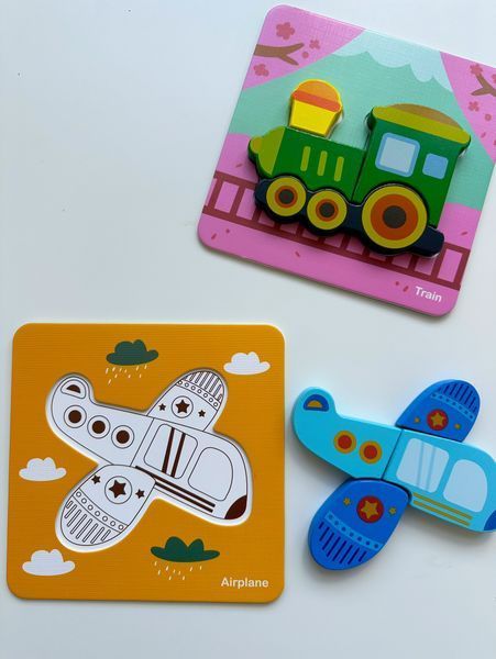 Пазлы 6в1 "Транспорт" от Tooky Toy TL635 фото