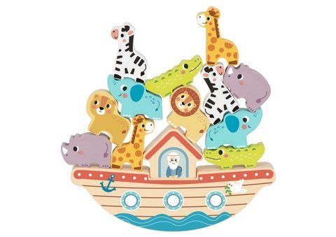 Шнуровка-балансир 2в1 &laquo;Ноев ковчег&raquo; от Tooky Toy TP104 фото