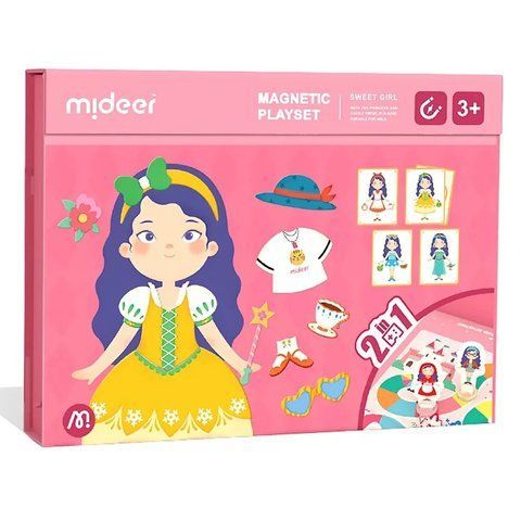 Магнитная игра 2в1 &laquo;Одень куклу&raquo; MD3233 фото